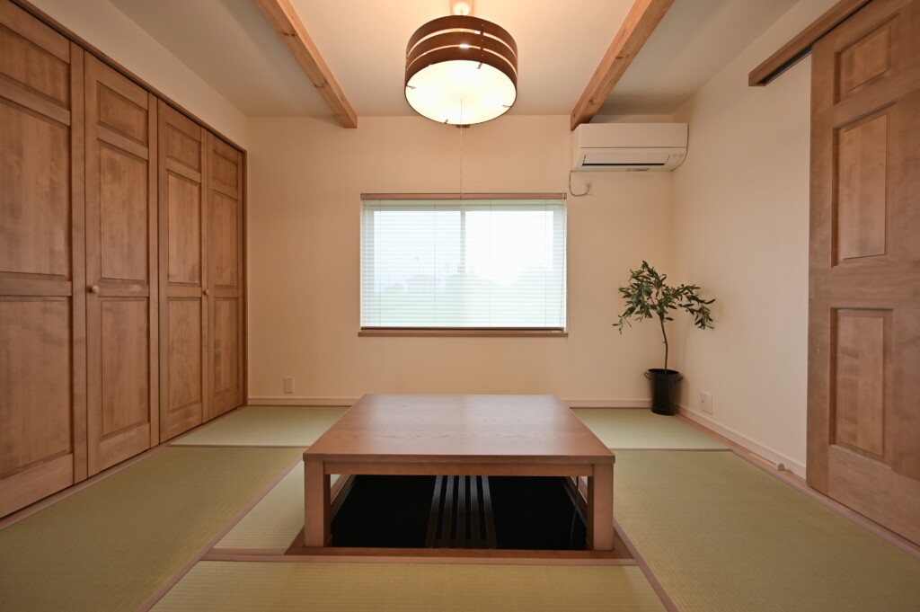 浜松市の注文住宅会社の工務店のエコーアートが建てた和室の施工例写真