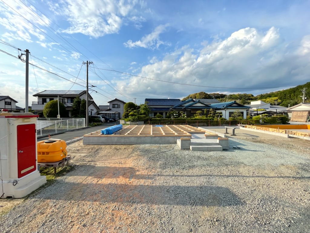 浜松市の注文住宅会社の工務店のエコーアートが施工した土台敷の完了写真