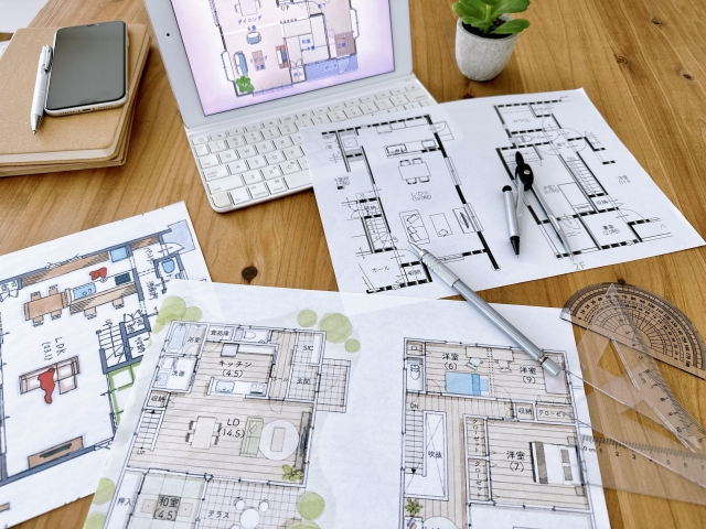 浜松市の注文住宅会社の工務店のエコーアートが考える職人さんに渡す図面