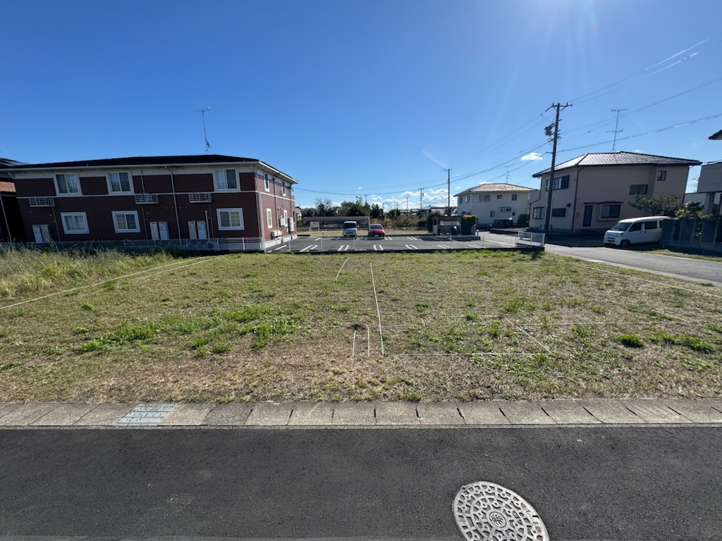 浜松市の注文住宅会社の工務店のエコーアートが行った建物の位置出し写真