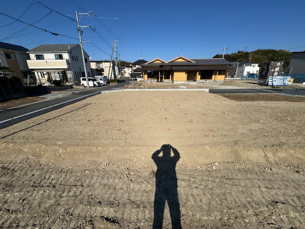 浜松市の注文住宅会社の工務店のエコーアートが行った地盤改良工事準備の写真