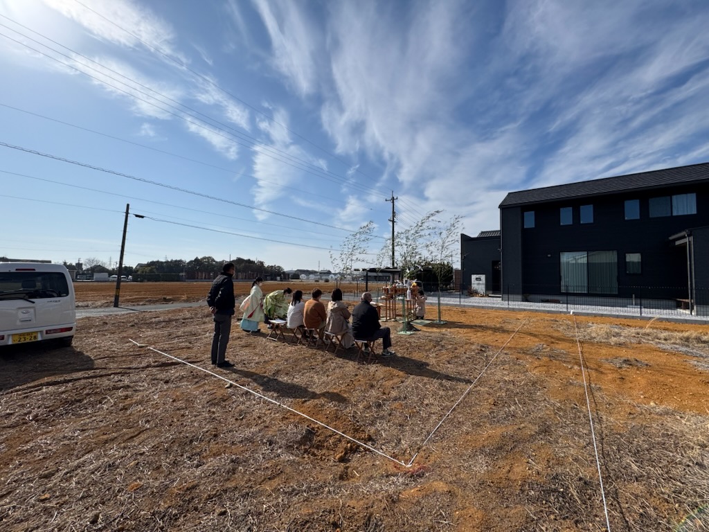 浜松市の注文住宅会社の工務店のエコーアートが行った地鎮祭の写真