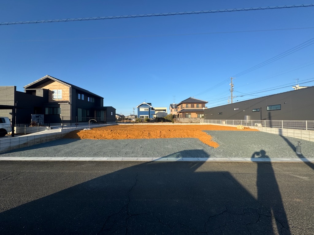 浜松市の注文住宅会社の工務店のエコーアートが施工した造成工事完了時の全体写真