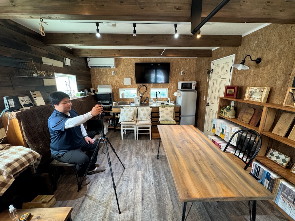 浜松市の注文住宅会社の工務店のエコーアートが行ったyoutube撮影時の写真